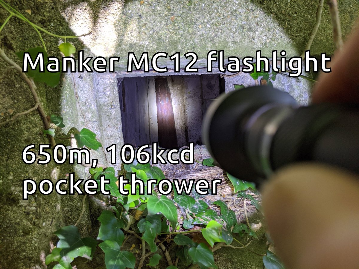 Manker MC12 intro and exploring an abandoned WW2&nbsp;building