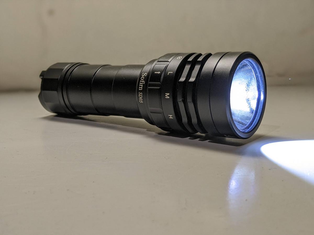 Sofirn SD05 3000lm diving light&nbsp;review